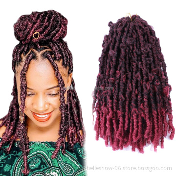 14" Butterfly Locs Crochet Hair Distressed Butterfly Locs Crochet Braids Goddess Crochet Braiding butterfly locs